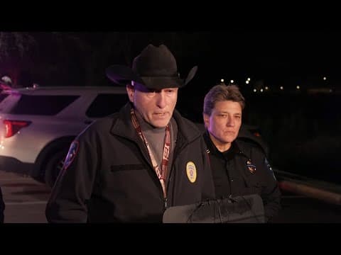 Terrell Police Chief holds press conference after police officer Jacob Candanoza was killed on duty