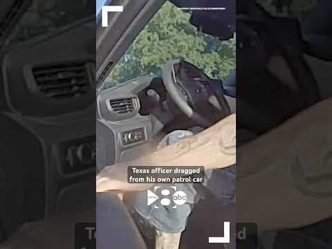 BODY CAM: A Texas officer was dragged from his own patrol car after a suspect tried to drive off