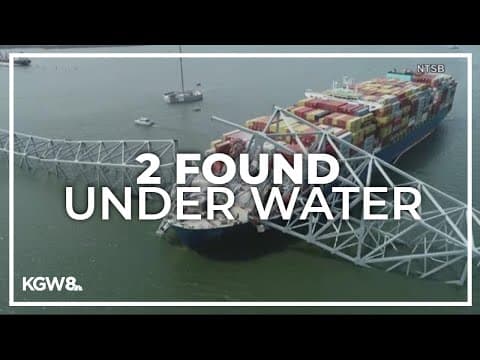 Baltimore bridge collapse: 2 bodies recovered