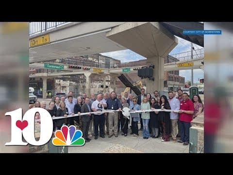 Part of Main Street in Morristown reopens months after historic Parks-Belk Building burned down