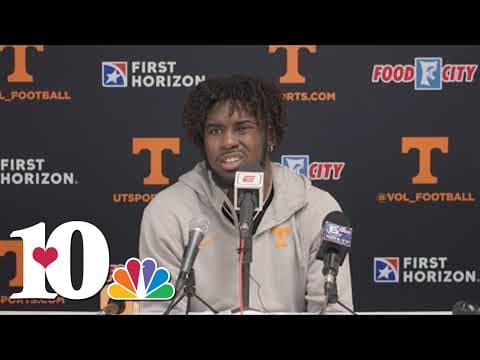 Tennessee RB Dylan Sampson speaks after Kentucky win
