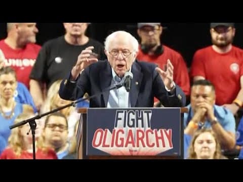 Bernie Sanders speaks on US attacks on Iran in full speech