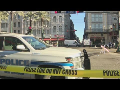 At least 10 dead, 30 injured after man intentionally drives through New Orleans crowd