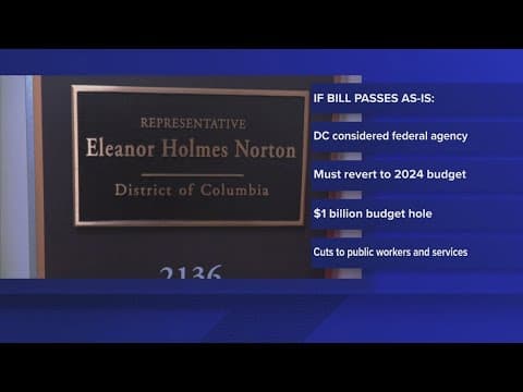 House passes bill to avoid government shutdown as DC fights against $1B in cuts