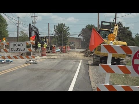 Gahanna business owner worried construction of roundabout is deterring his customers