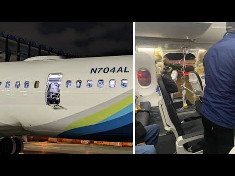 NTSB chair provides update after Alaska Airlines emergency landing