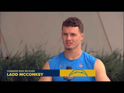 Ladd McConkey, Wide Receiver | In-depth interview from LA Chargers 2025 training camp