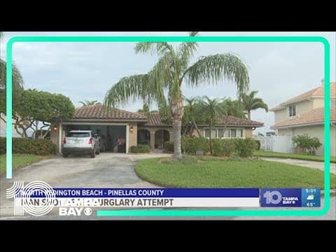 Deputies: Burglary suspect shot after breaking into Pinellas County home