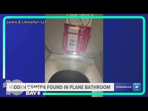 Teen girl suing American Airlines after she says she found a camera in the airplane bathroom