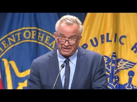 Full presser: RFK Jr. says autism is rising in the US at an 'alarming rate'