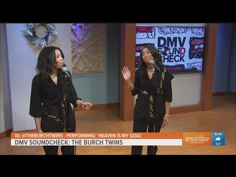 The Burch Twins perform their single 'Heaven Is My Goal' on the DMV Soundcheck