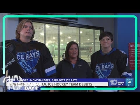 New high school JV ice hockey team Sarasota Ice Rays debuts Friday