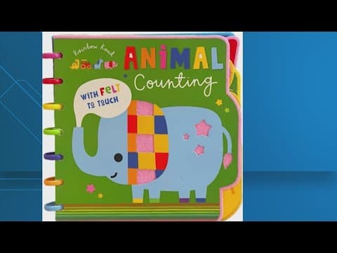 Children's books recalled due to choking hazard