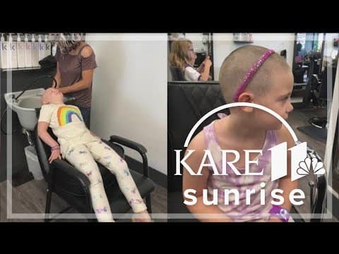 Cutting hair with a cause: Roseville hair salon supports child with Alopecia