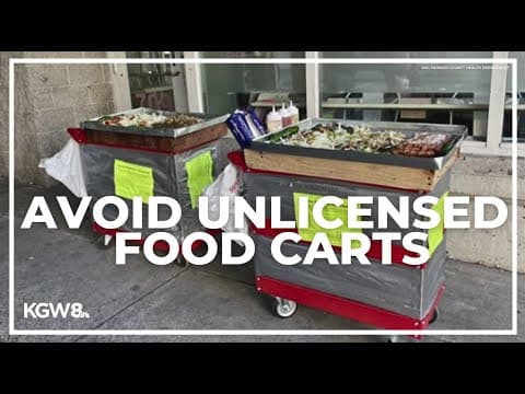 Multnomah County warns against unlicensed hot dog carts