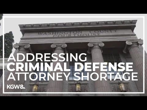 Washington Co. DA reveals results of program aimed to address criminal defense attorney shortage