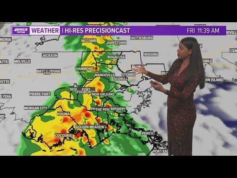Two rounds of heavy rain possible on Friday