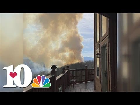 Crews respond to 20-acre fire on Wears Valley Road outside Townsend, around 20% contained