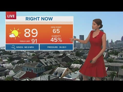 Hot and sunny weather through the start of fall Thursday