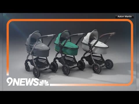 Aston Martin partners with egg for luxury baby stroller