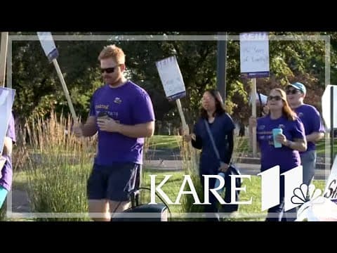 Stillwater health care workers begin strike