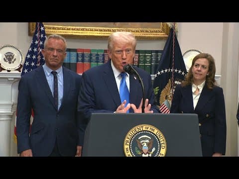 President Trump tells pregnant women to not take Tylenol