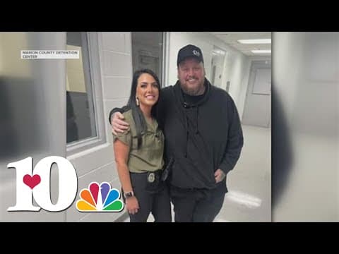 Nashville-native singer Jelly Roll visits detention center in Kentucky
