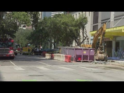 'I heard a loud boom' | Witness describes explosion at hotel under construction in downtown Houston