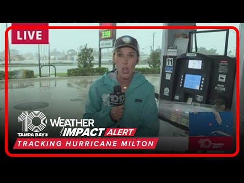 Winds, rain picking up in Manatee County ahead of Milton