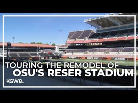 Touring Oregon State's newly remodeled Reser Stadium