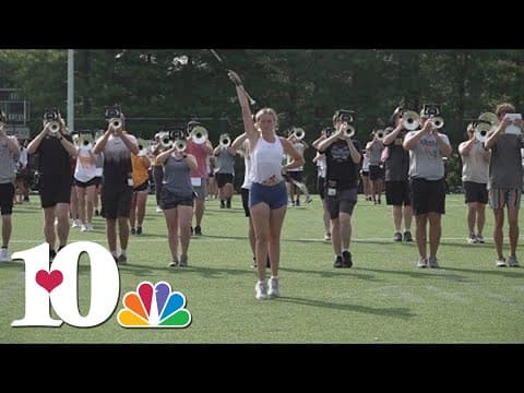 UT Pride of the Southland Band practices for football season