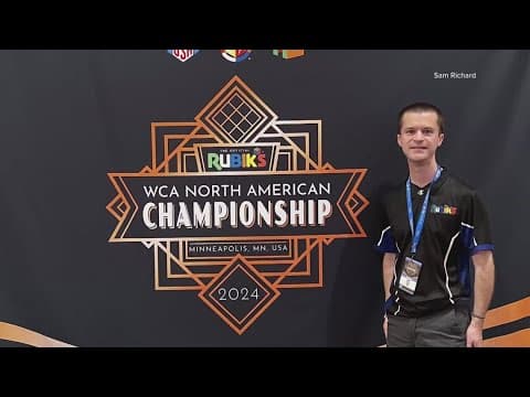 Rubik's Cube legend from Virginia inspires others by overcoming hardships | Get Uplifted