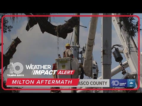 Milton damage recovery continues nearly a week after landfall