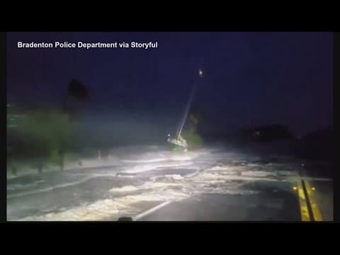 Dangerous storm surge, power outages left in Florida as Helene moves out