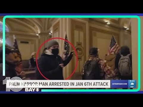 Palm Harbor man arrested in Jan. 6 attack