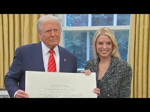 Pam Bondi full swearing-in ceremony for attorney general (Feb. 5, 2025)