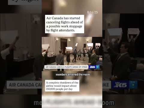 Air Canada starts canceling flights