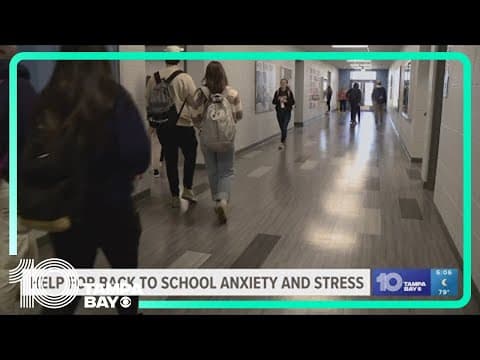 Students dealing with anxiety and stress on heading back to school
