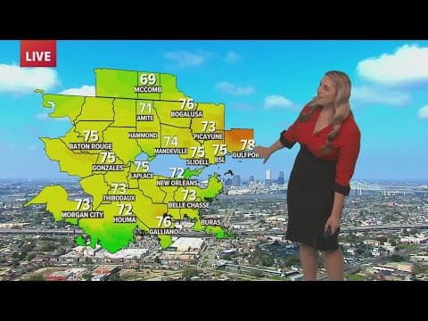 Beautiful dry weather heading into the weekend