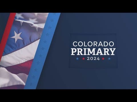 Previewing Tuesday's primary election in Colorado