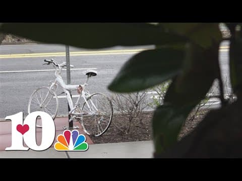 Ghost bike tributes highlight dangerous roads in Knoxville