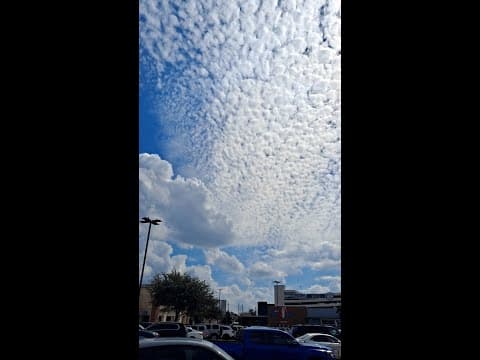 How to look at the clouds to see if it's going to rain