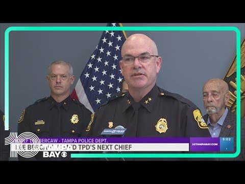 Lee Bercaw named Tampa's new police chief