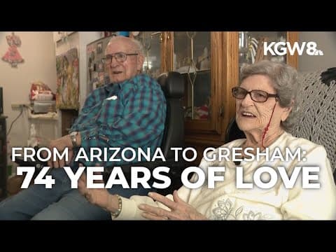 Couple who's been married for nearly 75 years say every day is Valentine's Day to them