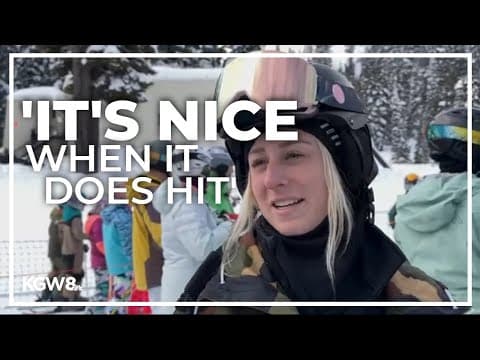 Many hit the slopes as Mount Hood sees decent snowpack over weekend