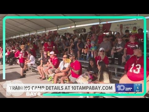Bucs open 2 training camp practices to the public