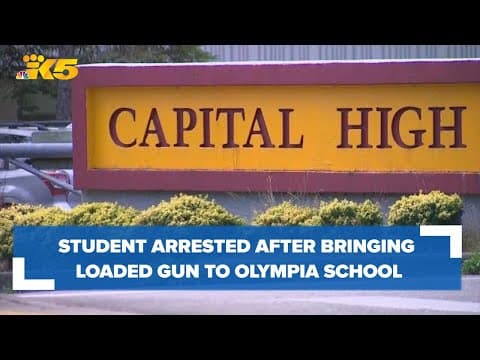 Student arrested after bringing loaded gun to Capital High School's first day of classes