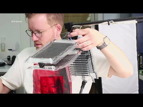 Swiss robotic leg has artificial muscles