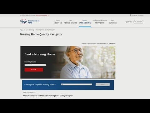 DeWine launches new digital tool to provide centralized information on nursing homes in the state