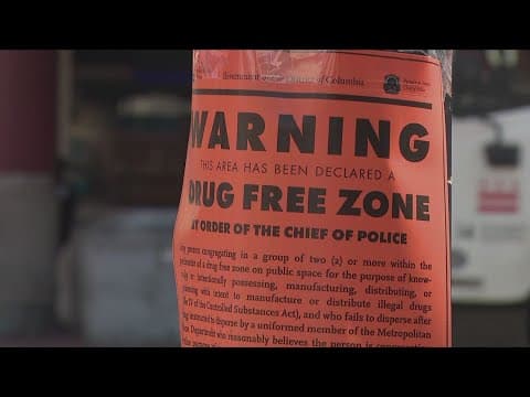 2 new 'drug-free' zones being enforced in DC